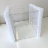Clear Acrylic Card Box / Wishing Well - 25cm x 25cm