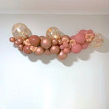Balloon Arch Garland Terracotta Rosewood Pink Balloon arch with pump Party Plaza