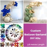 CUSTOM COLOUR - Diy Balloon Arch Garland Kit - Large 3.8m / 104 Balloons