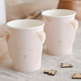 Teddy Bear - Paper Cups - 8 Pack