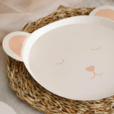 Teddy Bear - Paper Plates - 8 Pack