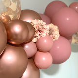 Balloon Arch Garland Terracotta Rosewood Pink Balloon arch with pump Party Plaza