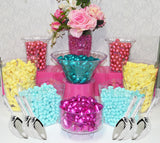 Plastic Candy Jar - Cylinder - Large 20cm Height