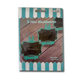 Chalkboard Signs - 3 pack - Teal