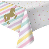 Unicorn Deluxe Table Cover - Plastic 137cm x 259cm