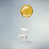 Foil Balloon - Orbz Metallic Gold - 38cm
