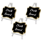 Chalkboard Signs - 3 pack - Gold