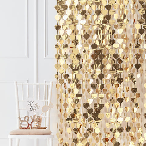 Gold Backdrop Curtain