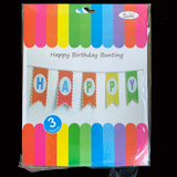 Happy Birthday - Rainbow Banner - 3m