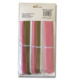 Pom Pom Tissue Garland - 3m - Pink & Gold