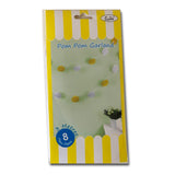 Pom Pom Tissue Garland - 3m - Yellow & White