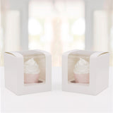 White cupcake Box