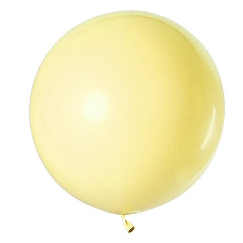 60cm Giant Balloon - Pastel Matte Yellow