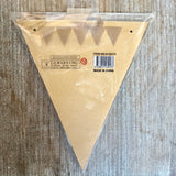 Kraft Brown - Party Flag Banner Kit - 30 x Flags