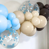 Blue Balloon Arch Garland Kit Diy Blue Chocolate Sand Teddy 