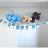 Balloon Garland DIY Kit - Blue & Chocolate - 1.7m