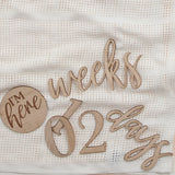 Baby / Pregnancy Milestone Photo Signs - Eco Wood