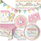 Carousel Baby Shower - Party Kit - 8 Guests
