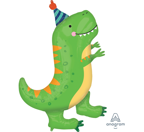 Foil Balloon - Baby Dinosoar - 86cm - Self Sealing - Air or Helium