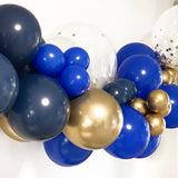 Balloon Garland DIY arch kit Navy Blue and Gold 