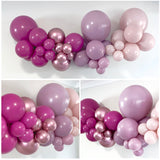 Balloon Garland DIY Kit - Orchid Mauve Dusk Lavender  - 1.7m