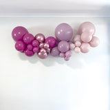 Balloon Garland DIY Kit - Orchid Mauve Dusk Lavender  - 1.7m