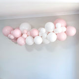 Balloon Garland DIY Kit - Pastel Pink & White - 1.7m
