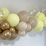 Balloon Garland DIY Kit - Pastel Yellow, Gold & Sand - 1.7m