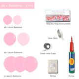 Balloon Garland DIY Arch Kit - Pink - 1.7m