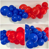 Balloon Garland DIY Kit - Red & Blue "Superhero" - 1.7m