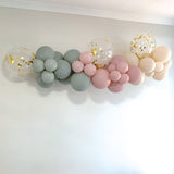 Balloon Garland DIY Kit - Dusk Green Pink & Cream - 1.7m