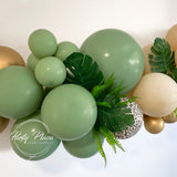 Tropical Coconut Leaves - Set of 6 Assorted Sizes