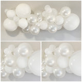 Balloon Arch Garland DIY Kit - White & Pearl - 1.7m