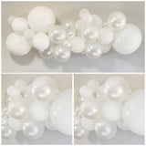 Balloon Garland DIY Kit - Cloud White & Pearl - 1.7m