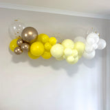 Balloon Garland DIY Kit - Daisy Yellow, Pastel & White - 1.7m