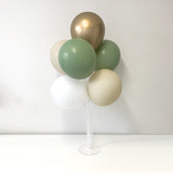 Balloon Stand - 70cm & Balloons - Rustic Eucalyptus