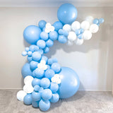 Balloon Garland DIY Kit Large - Blue & White 3.8m - 104 Balloons