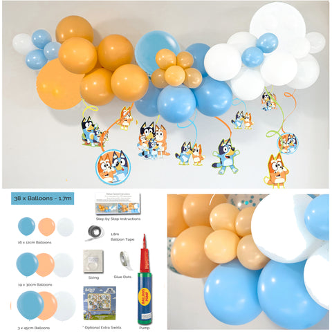 Bluey Balloon Garland Arch Kit Diy Bingo Party Plaza 