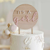 It's a Girl - Cake Topper