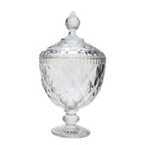 Deluxe Crystal Cut Candy Jar Tall - 28cmH
