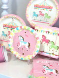 Carousel Pink Baby Shower - Party Kit - 8 Guests