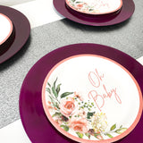Metallic Silver Table Runner