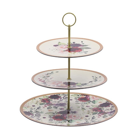 Cupcake Stand - 3 Tiers - Rose 34cm