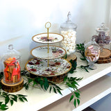 Cupcake Stand - 3 Tiers - Rose 34cm