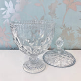 Deluxe Crystal Cut Candy Jar Tall - 28cmH