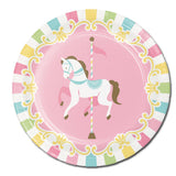 Carousel Pink Baby Shower - Party Kit - 8 Guests
