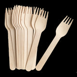 Wooden Forks - 12 Pack - Plain