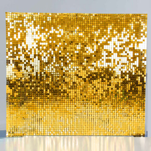Gold Shimmer Wall Panels x 48 - 30cm x 30cm