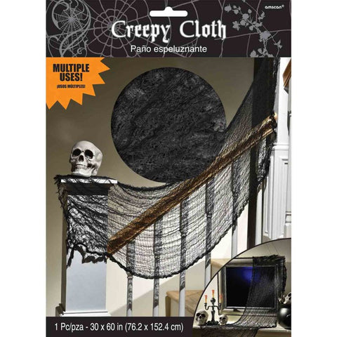 creepy gauze cloth black 
