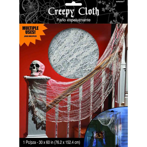 Creepy gauze cloth bloody
